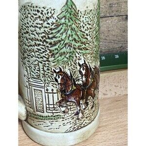 NEW Rare Vintage 1976 Budweiser Champion Clydesdales CS15 Grant's Farm Stein Mug